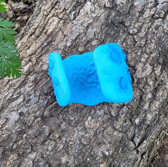 🦋Blue🧊Turquoise Clay 💧Face Bracelet🦋Cuff - Picture 7 of 11